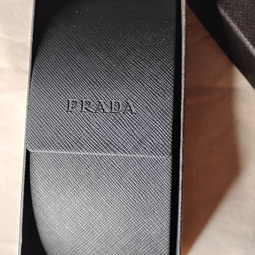Prada Black Oversized Rectangular Sunglasses - Picture 9 of 10